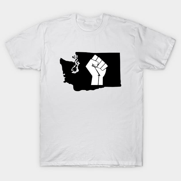 Black Lives Matter Washington T-Shirt by sweetsixty